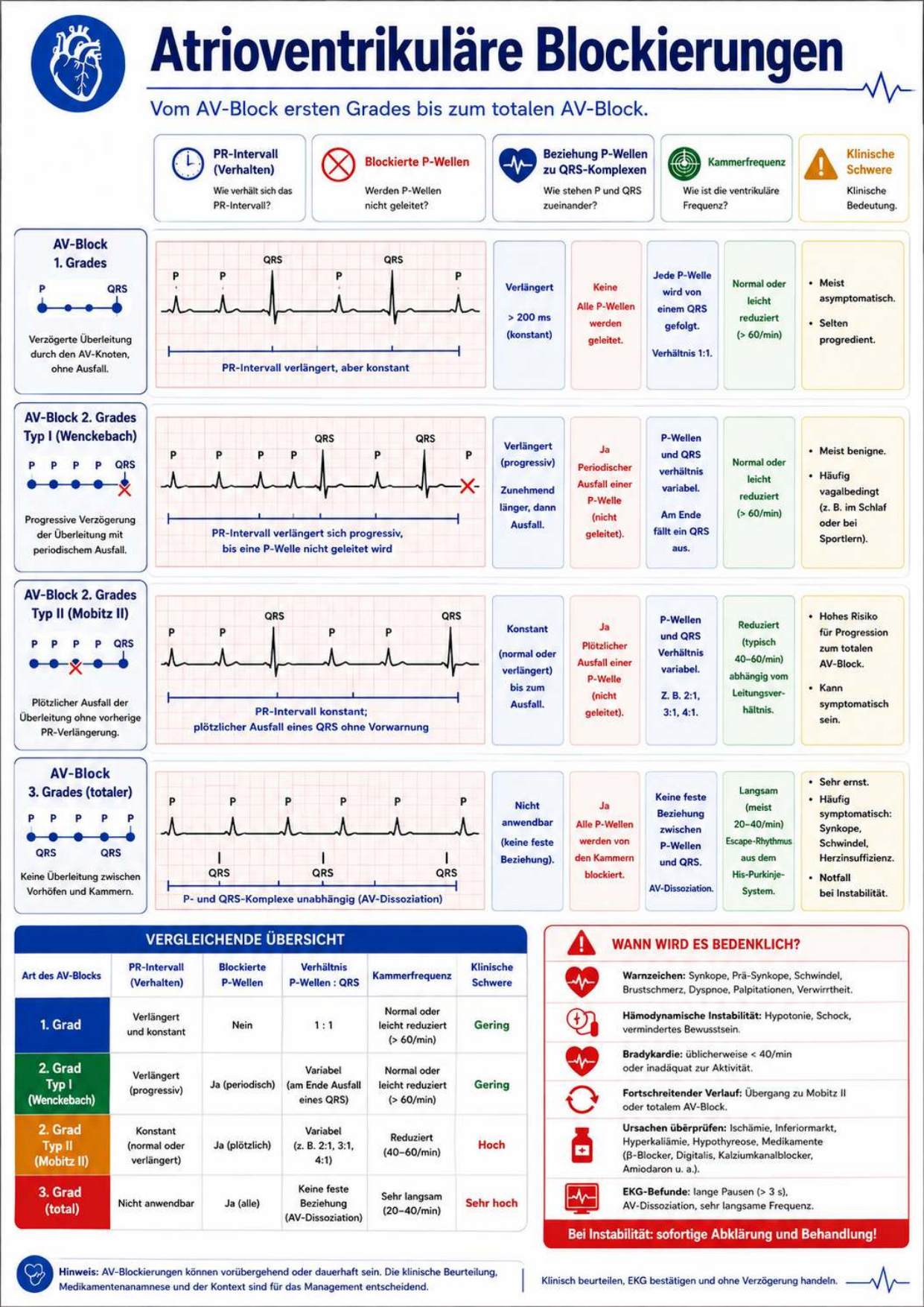 Infarkt im EKG — Lokalisation