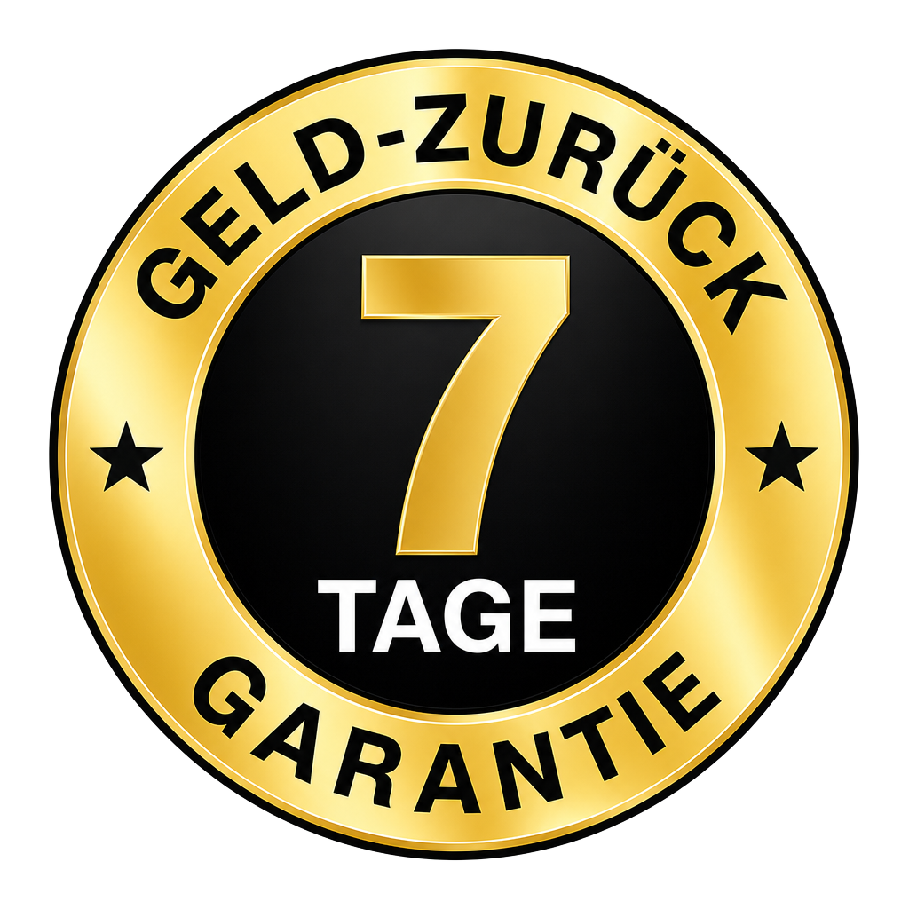 7 Tage Zufriedenheitsgarantie